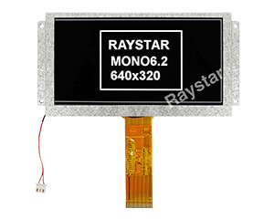 RFP620A-6XW-DNN - 6.2インチモノクロ TFT LCD モジュール - レイスター株式会社